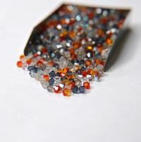 4mm Dusky Sky Designer Mixes Swarovski Bicone beads 36/72/144/432/720 Pieces loose beads, mix beads, embroidery materials, craft supplies