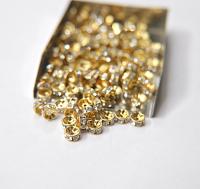Swarovski Spacer Rondelle (77506) 6mm 6/12/36/72/144 pieces Metal findings, vintage components, jewelry making, craft supplies, decorations