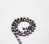 16ss Swarovski 2088 Chain in Flat Back Purple Mix (4mm) 0.5/1/2/5 Meters Vintage Black Settings Bridal Supplies, strass chains, embroidery