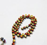 16ss Swarovski 2088 Chain in Flat Back Fire Mix (4mm) 0.5/1/2/5 Meters Vintage Black Settings Bridal Supplies, strass chains, embroidery