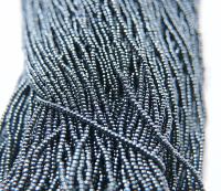 11/0 Czech Seed Bead Gunmetal Metallic 1/5/25/50/100 Full hanks Preciosa Ornella loose beads, mix beads, embroidery materials, native supply