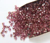 4mm Light Rose Satin Swarovski Bicone Cuts Beads 36/72/144/432/720 Pieces jewelry making, loose beads, embroidery materials, craft supply