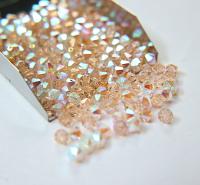 5mm Peachy Affair Designer Mixes Swarovski Bicone beads 12/36/72/144/432/720 Pieces jewelry making, embroidery materials, mix rare beads