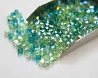 5mm Irish Designer Mixes Swarovski Bicone beads 12/36/72/144/432/720 Pieces loose beads, mix beads embroidery materials, rare craft supplies