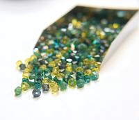 5mm Green Gems Designer Mixes Swarovski Bicone beads 12/36/72/144/432/720 Pieces jewelry making, embroidery materials, mix beads