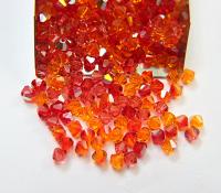 5mm Gulf Fritillary Designer Mixes Swarovski Bicone bead 12/36/72/144/432/720 Pieces jewelry making, embroidery materials, mix beads, craft