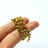 18ss Swarovski Rhinestone Chain in Crystal Dorado (4.2mm) 0.5/1/2/5 Meters Bridal Supplies, Jewelry, vintage findings, embroidery materials