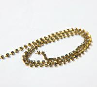 18pp Swarovski Crystal Star SHINE (2.5mm) 0.5/1/2/5 Meters Brass Settings Wedding Cake Decoration Brooch Bouquet Supply vintage strass chain