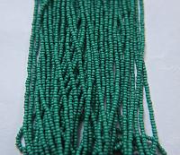 11/0 Czech Seed Bead Forest Green Opaque 1/5/25/50/100 Full hanks Preciosa Ornella loose beads, mix beads, embroidery materials