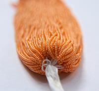11/0 Czech Seed Bead Light Orange Luster 1/5/25/50/100 Full hanks Preciosa Ornella loose beads, mix beads, embroidery materials, craft