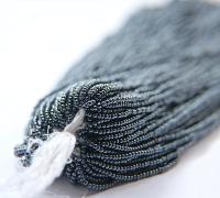 11/0 Czech Seed Bead Gunmetal Metallic 1/5/25/50/100 Full hanks Preciosa Ornella loose beads, mix beads, embroidery materials, native supply