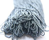 11/0 Czech Seed Bead Gunmetal Metallic 1/5/25/50/100 Full hanks Preciosa Ornella loose beads, mix beads, embroidery materials, native supply