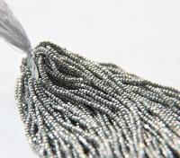 13/0 Hanks Charlotte Cut Beads Metallic Aluminium Silver 1/5/25/50/100 Hanks 1.6mm embroidery materials, bijoux findings, rare beads vintage