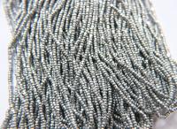 13/0 Hanks Charlotte Cut Beads Metallic Aluminium Silver 1/5/25/50/100 Hanks 1.6mm embroidery materials, bijoux findings, rare beads vintage