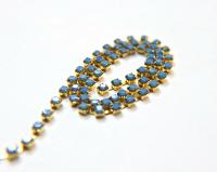 18ss Swarovski Rhinestone Chain in White Opal Star Shine 0.5/1/2/5 Meters Bridal Supplies, Jewelry, vintage findings, embroidery materials