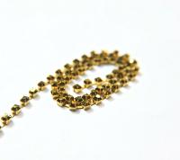 18ss Swarovski Rhinestone Chain in Crystal Dorado (4.2mm) 0.5/1/2/5 Meters Bridal Supplies, Jewelry, vintage findings, embroidery materials