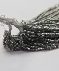 13/0 Hanks Charlotte Cut Beads Metallic Aluminium Silver 1/5/25/50/100 Hanks 1.6mm embroidery materials, bijoux findings, rare beads vintage
