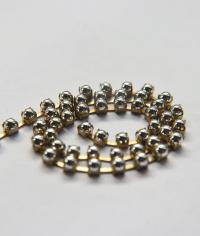 16 SS Silver Cabochon Chain Metallic Vintage Pressed (4mm) 1/2/5/15 Meters vintage findings, strass chains, craft supplies