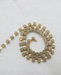 12SS Swarovski Vintage Rhinestone Chain in Sand Opal 3mm 0.5/1/2/5 Meters Wedding Bridal Supplies|Jewelry Making|Decoration, vintage finding
