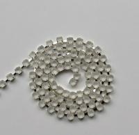 6 SS Rhinestone Chain Vintage Glass Crystal Frosted Silver Plated 2mm 1/2/5/15 Meters Wedding Bridal Supplies|Jewelry Making|Decoration