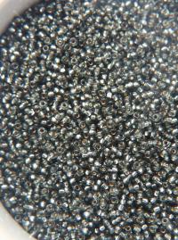 11/0 Charlotte true Cut Beads Silver Lined Black Diamond 10/20/50/250/500 Gms (10 Grams 1300) Pieces glass beads vintage findings