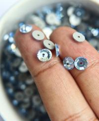 Swarovski Light Sapphire 6MM Lochrose SEW ON STONES 3128 24/72/144/720 Pieces, embroidery materials, couture materials, wedding decoration