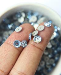 Swarovski Light Sapphire 6MM Lochrose SEW ON STONES 3128 24/72/144/720 Pieces, embroidery materials, couture materials, wedding decoration