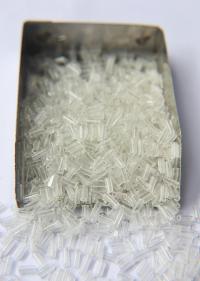 True Cuts Size 2 (2x4mm) Bugle Beads 5/10/20/50/250/500 Grams Crystal 00050 Preciosa Ornella loose tube beads, embroidery materials