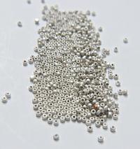 11/0 Charlotte Cut Beads Matt Sterling Silver 10/20/50/250/500 Grams embroidery materials, jewelry making, vintage beads, rare finding
