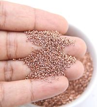 1mm Micro Old Rose Metallic Plated Tube Beads 5/10/100/500 Grams High Quality Nail Art decoration / Haute Couture Embroidery / Doll Making