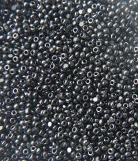 13/0 Charlotte Cut Beads Jet Hematite Metallic 5/10/20/50/250/500 Grams 1.6mm craft supplies, jewelry making, embroidery materials, vintage