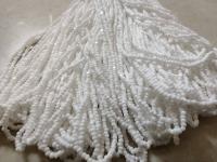 11/0 Charlotte Cut Beads Chalk White Opaque 10/20/50/250/500 Grams embroidery materials, jewelry making, vintage beads