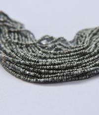 11/0 Hanks Charlotte Cut Beads 03050 Patina Chalk White Gunmetal 1/5/25/50/100 Hanks 2.0mm glass beads, jewelry supply, findings