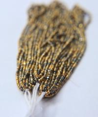 11/0 Hanks Charlotte Cut Beads Metallic Gold Patina 1/5/25/50/100 Hanks 2.0mm jewellery rare glass beads, jewelry supply, findings, craft
