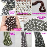 Swarovski® Crystal Round Pearl 6/8/10/12mm Beads 5810, round pearl swarovski crystal 5810 beads swarovski crystal pearl WHOLESALE PRICES