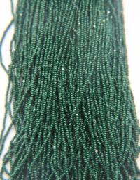 13/0 Hanks Charlotte Cut Beads 53270 Emerald Opaque 1/5/25/50/100 Hanks 1.6mm glass beads, jewelry supply, findings, craft supply, rare