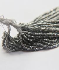 13/0 Hanks Charlotte Cut Beads Metallic Aluminium Silver 1/5/25/50/100 Hanks 1.6mm embroidery materials, bijoux findings, rare beads vintage