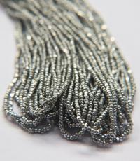 13/0 Hanks Charlotte Cut Beads Metallic Aluminium Silver 1/5/25/50/100 Hanks 1.6mm embroidery materials, bijoux findings, rare beads vintage