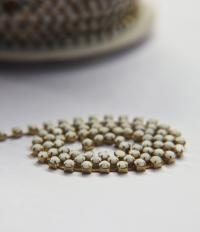 16 SS Rhinestone Chain Vintage Glass Pressed Chatons Chalk White Opaque (4mm) 1/2/5/15 Meters embroidery materials, craft vintage findings