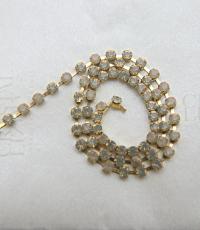 12SS Swarovski Vintage Rhinestone Chain in Sand Opal 3mm 0.5/1/2/5 Meters Wedding Bridal Supplies|Jewelry Making|Decoration, vintage finding