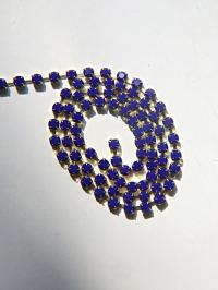 18pp Swarovski Vintage Rhinestone Chain 2.5mm (0.5/1/2/5 meters) Bridal Supplies, strass chains, embellishments, premium materials, jewelry