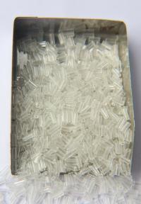 True Cuts Size 2 (2x4mm) Bugle Beads 5/10/20/50/250/500 Grams Crystal 00050 Preciosa Ornella loose tube beads, embroidery materials