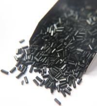 True Cuts Size 2 (2x4mm) Bugle Beads 5/10/20/50/250/500 Grams Jet Black 23980 Preciosa Ornella loose tube beads, embroidery materials, craft