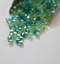 5mm Irish Designer Mixes Swarovski Bicone beads 12/36/72/144/432/720 Pieces loose beads, mix beads embroidery materials, rare craft supplies