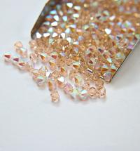 5mm Peachy Affair Designer Mixes Swarovski Bicone beads 12/36/72/144/432/720 Pieces jewelry making, embroidery materials, mix rare beads