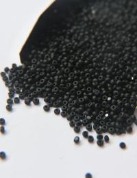 11/0 Charlotte true Cut Beads Matt Black 10/20/50/250/500 Grams (10 Grams 1300 Pieces)