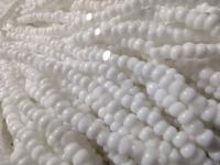 11/0 Charlotte Cut Beads Chalk White Opaque 10/20/50/250/500 Grams embroidery materials, jewelry making, vintage beads