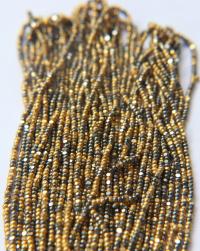 11/0 Hanks Charlotte Cut Beads Metallic Gold Patina 1/5/25/50/100 Hanks 2.0mm jewellery rare glass beads, jewelry supply, findings, craft