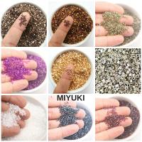 15/0 Miyuki Hex Cuts in Crystal AB Rainbow Japanese Beads 10/20/50/100 Grams embroidery materials