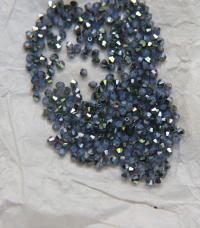 3mm White Opal Star Shine Swarovski Bicone Cuts 36/72/144/432/720 Pieces Jewelry findings, embroidery materials, jewelry, craft supplies